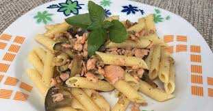 We did not find results for: Penne Rigate Al Salmone Con Melanzane E Pomodorini