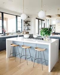 In victorian times the kitchen would have always had an island or probably more appropriately called, a prep table. Uzivatel Studio Mcgee Na Twitteru Double Waterfall Islands Charcoal Cabinets A Whole Lot More On The Blog Today We Re Sharing The Entry Great R Https T Co Qkd8lpspzd Https T Co 4ttb9oomdp Twitter