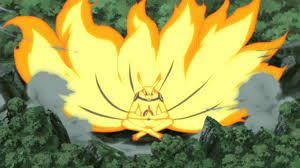 Kurama Accumulating Natural Energy In Its Chakra Mode Naruto Uzumaki Art Naruto Shippuden Anime Tailed Beasts Naruto