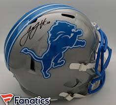 Jared Goff Signed Full Size Replica Detroit Lions Speed Helmet (Fanatics  Certified) | Auction of Champions