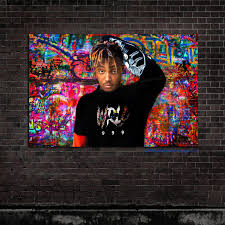 Tons of awesome juice wrld cover art computer wallpapers to download for free. Juice Wrld Original Graffiti Painting Juicy By Memento Big 36 24 Ready To Hang Canvas Print Original Art By Memento Juice Wrld Ghetto Style