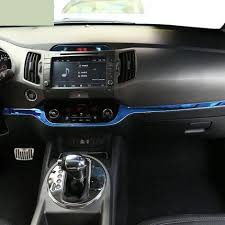 Stainless Steel Interior Modification Center Console Instrument Table Trim For Kia Sportager Car Styling Affiliate Car Center Console Kia