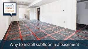 Check spelling or type a new query. Why To Install Subfloor In A Basement Youtube