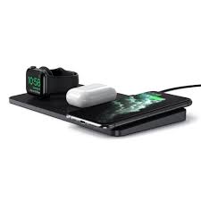 3 in 1 qi 10w wireless charger dock charging pad for airpods&samsung watch&phone. Trio Wireless Charging Pad Qi Charging Station Satechi