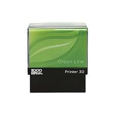 Grab the two tabs on the stamp pad and remove the pad . 2000 Plus Green Line Stamp P30gl Office Depot