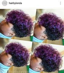 Purple Curly Top Nice Short Hair Styles Sassy Hair Quick Weave Hairstyles