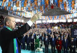 Olağan kongresi'nin yapıldığı rize yeni şehir stadı'nda konuştu. Cumhurbaskani Erdogan Rize De Anadolu Ajansi