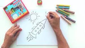 Arta , coloram , desen , imagini , librarie online , nave spatiale , ne jucam , piata de carte , prestige , prima mea carte de colorat Invata Sa Desenezi O Racheta Cu Stabilo Woody 3 In 1 Youtube