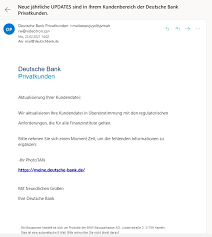 The links for the deutsche bank login privatkunden portal have been listed below. Deutsche Bank Phishing Neue Jahrliche Updates Anti Spam Info