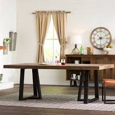 Stephen Pine Solid Wood Dining Table Wood Dining Table Rectangular Dining Table Solid Wood Dining Table
