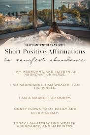 Manifesting money surprisingly depends upon 3 important points, that you can easily do at home. 5 Short Positive Affirmations To Manifest Abundance Elephant On The Road