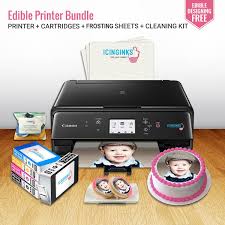 Canon Edible Ink Cake Printer To Print Your Edible Photos Cake Printer Edible Printer Edible Image Printer