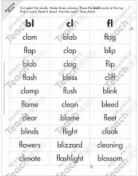 You can download and please share this blending worksheets 1st grade s blends phonics worksheets in 2020 ideas to your friends and family via your social media account. Beginning Blends Bl Cl Fl Word Sort Printable Lesson Plans And Ideas Research And Study Tools