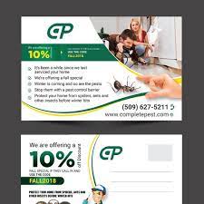 Diy pest control have solutions for every possible pest, keeping your home infestation free all year long. Pest Control Fall Special Postcard Flyer Or Print Contest 99designs