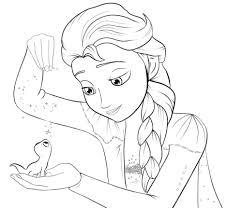Have your imagination go wild and wide. Elsa With Her Hair Down Coloring Pages Scx Slots