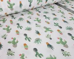 High quality crazy cactus women's dresses designed by independent artists. Cactus Print Fabric Etsy