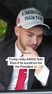 Trump Asks Adin Ross if He Would Run for President 😭