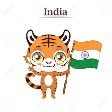Elephant at the corbett national park in nainital, india. National Animal Tiger With Indian Flag Royalty Free Cliparts Vectors And Stock Illustration Image 73089118
