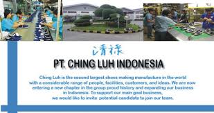Cv global megah laksana bergerak di bidang ritel. Kesempatan Kerja Pt Ching Luh Indonesia 2018 Lulusan D3 S1 Dengan Posisi Warehouse Management Environment Officer People Development Officer Hr Adminitrasi Staff Accounting Lowongan Kerja