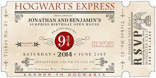 A Well Feathered Nest Harry Potter Party The Invitations Harry Potter Printables Harry Potter Invitations Harry Potter Ticket