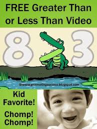 Free Greater Than or Less Than Alligator Video and Poster