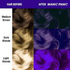 The conditioner is used as a base for the hair mask. Ultra Violet Classic High Voltage Tish Snooky S Manic Panic