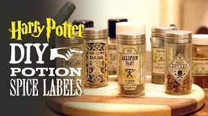 This collection of labels is for you to apply to your own bottles. Potion Spice Labels Harry Potter Diy Youtube