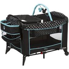 Disney Mickey Baby Portable Play Pen With Bassinet N Diaper Changer Baby Play Yard Baby Mickey Baby Disney