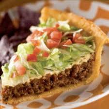 Bisquick Impossible Taco Pie Taco Pie Made With Bisquick Mix From Betty Crocker Food Recipes Mexican Food Recipes Food