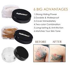 How do i cover up my tattoos? Tattoo Cover Tattoo Concealer Concealer Tattoo Remover Professional Waterproof Tattoos Cover Up Make Up Concealer Tattoo Scar Birthmarks Vitiligo Set Amazon De Beauty