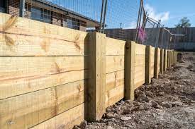 Retaining Wall Made Of Wood Timber Building A Retaining Wall Retaining Wall Retaining Wall Cost