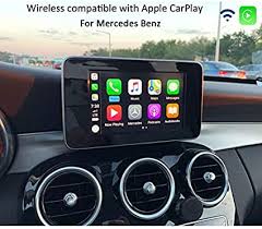 Amazon Com W205 Carplay For Mercedes Benz C Class Ntg 5 0 Compatible With Apple Carplay Video Interface Reverse Camera Retrofit Kit Support Google Map Waze Music Call Message Home Audio Theater