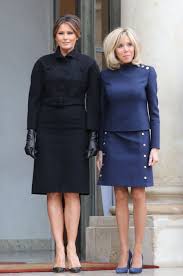 Fashion Notes In Paris Melania Trump Is All Class In French Twist Louboutins Milania Trump Style Trump Fashion Fashion