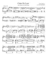 It's pretty simple, i hope i get a good grade! Claire De Lune Claude Debussy Jazz Remix Sheet Music For Piano Solo Musescore Com