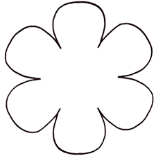The final project rarely turns out exactly as. Outline Simple Flower Stencil Novocom Top
