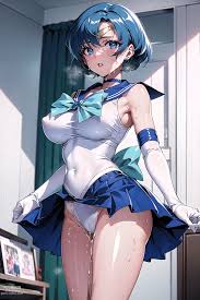 AI generated sailor moon mizuno ami,sailor mercury hentai pictures by user  xtnz2543 about mizuno_ami(水野亜美) blue_choker(青いチョーカー) - Image Doujin (Page  10)