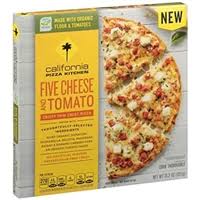 Your daily values may be higher or. California Pizza Kitchen Five Cheese And Tomato Crispy Thin Crust Frozen Pizza 15 2 Oz Allergy And Ingredient Information