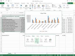 How To Insert A Chart Via The Quick Analysis Tool In Excel