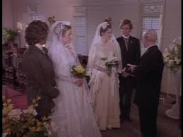 Little House On The Prairie Charles And Caroline Renew Their Vows On A Double Wedding Ceremony Prairie Wedding Wedding Movies Tv Weddings