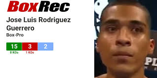 BoxRec: Jose Luis Rodriguez Guerrero