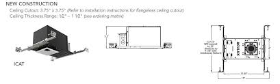 This code sets the wiring standards and installation save these instructions. Juno Aculux Init3sq A 04lm 30k 90cri 18d Ugz Mvolt Icat Recessed Lighting 3 Square Ic New Construction Adjustable Housing 400 Lumens 3000k 90 Cri 18 Degree Beam Phase Cut Dimming 0 10v 120 277v