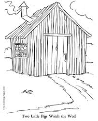 Click on a coloring picture below for the printable coloring page. Three Little Pigs Story Coloring Pages