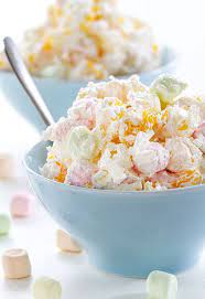 Hawaiian Marshmallow Salad Marshmallow Salad Dessert Salads Hawaiian Salad