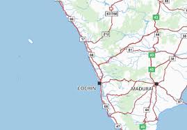Online, interactive, vector kerala map. Michelin Kerala Map Viamichelin