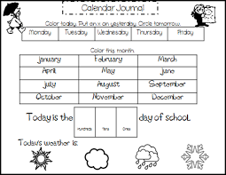 Kreative In Kindergarten Calendar Time Kindergarten Calendar School Calendar Kindergarten Worksheets