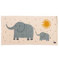 Tapete de retalho de malha: Roommate Teppich Elephant 140x70 Online Kaufen Emil Paula Kids