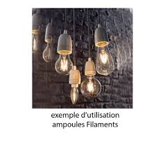 Ampoule Led Tube Filament E14 750 Lm Blanc Chaud Diametre Etroit Hotte Ampoule But