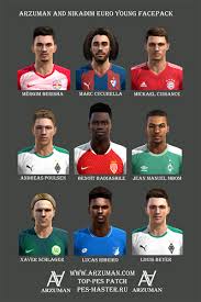 Pes 2013 Arzuman And Nikadim Euro Young Facepack Patchi I Mody