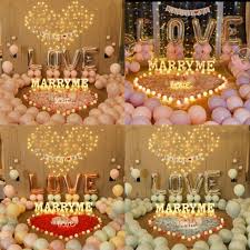 100% brand new with high quality. Proposal Balloon Proposal Decoration Marry Me Marriage Proposal Decoration Set Surprise Will You Marry Me Balloons Light Design Craft Others On Carousell