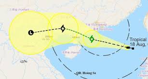 Phía tây kinh tuyến 116,5 độ kinh đông. Ap Tháº¥p Nhiá»‡t Ä'á»›i Ä'ang Máº¡nh Len Thanh Bao Ä'ai Phat Thanh Va Truyá»n Hinh Nghá»‡ An